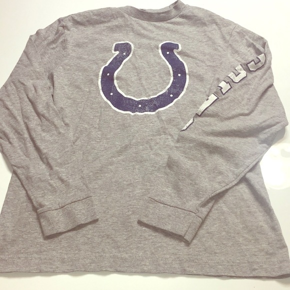 NFL Colts Long sleeve Shirt Size boys XL - 14 🌈❤️ - Picture 1 of 6